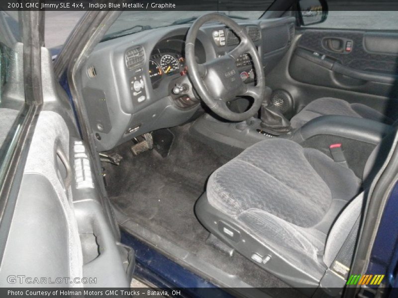 Indigo Blue Metallic / Graphite 2001 GMC Jimmy SLE 4x4