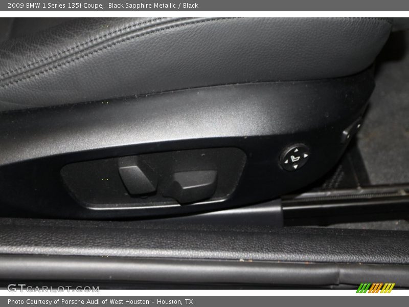 Black Sapphire Metallic / Black 2009 BMW 1 Series 135i Coupe