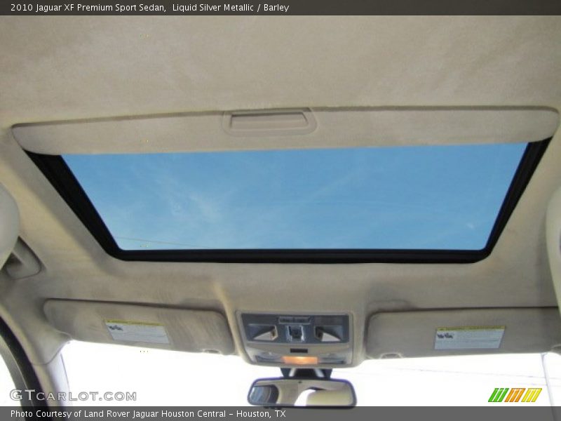 Liquid Silver Metallic / Barley 2010 Jaguar XF Premium Sport Sedan