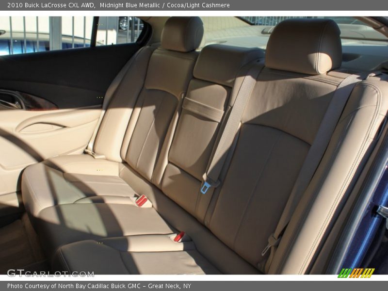Midnight Blue Metallic / Cocoa/Light Cashmere 2010 Buick LaCrosse CXL AWD