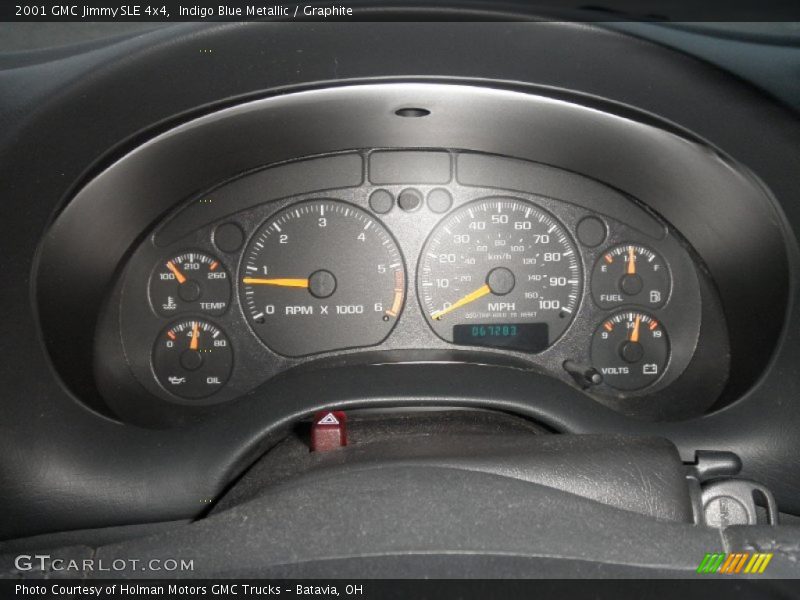 Indigo Blue Metallic / Graphite 2001 GMC Jimmy SLE 4x4