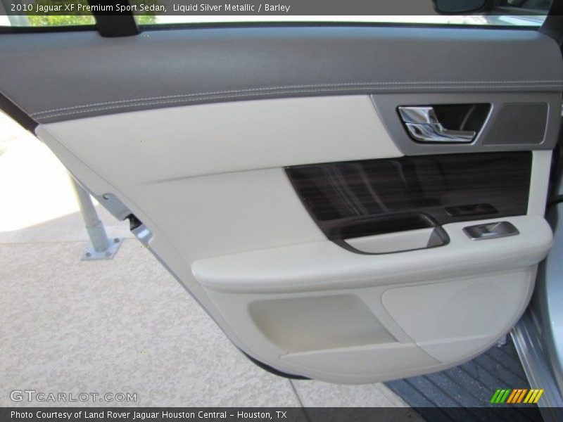 Liquid Silver Metallic / Barley 2010 Jaguar XF Premium Sport Sedan