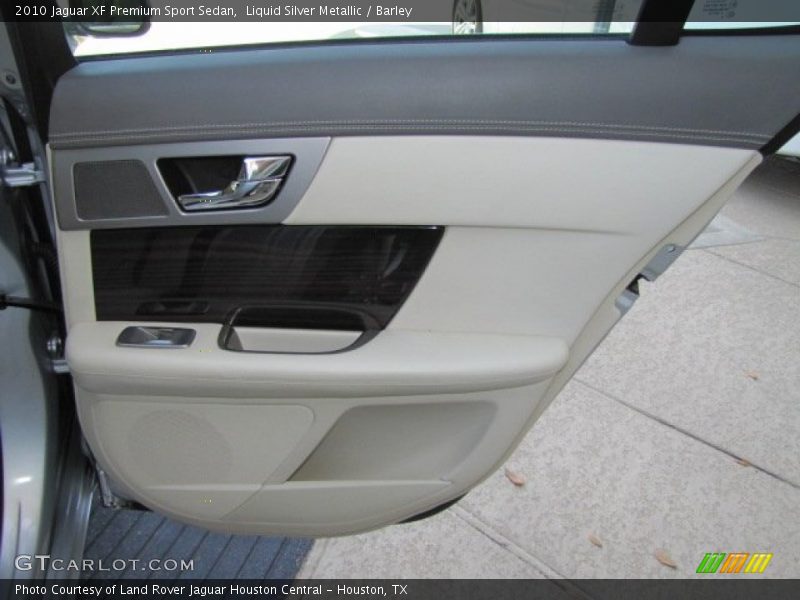 Liquid Silver Metallic / Barley 2010 Jaguar XF Premium Sport Sedan