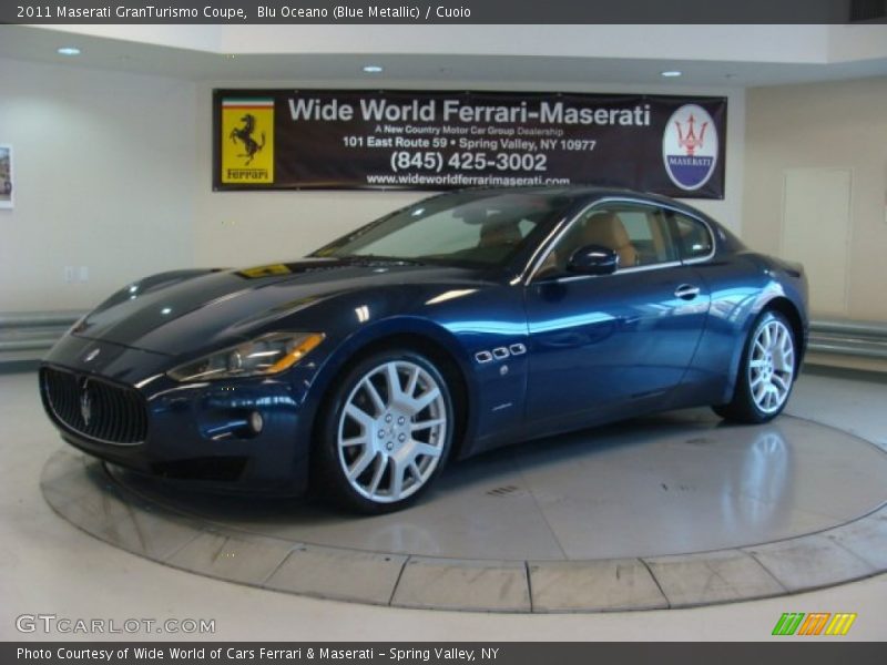 Blu Oceano (Blue Metallic) / Cuoio 2011 Maserati GranTurismo Coupe