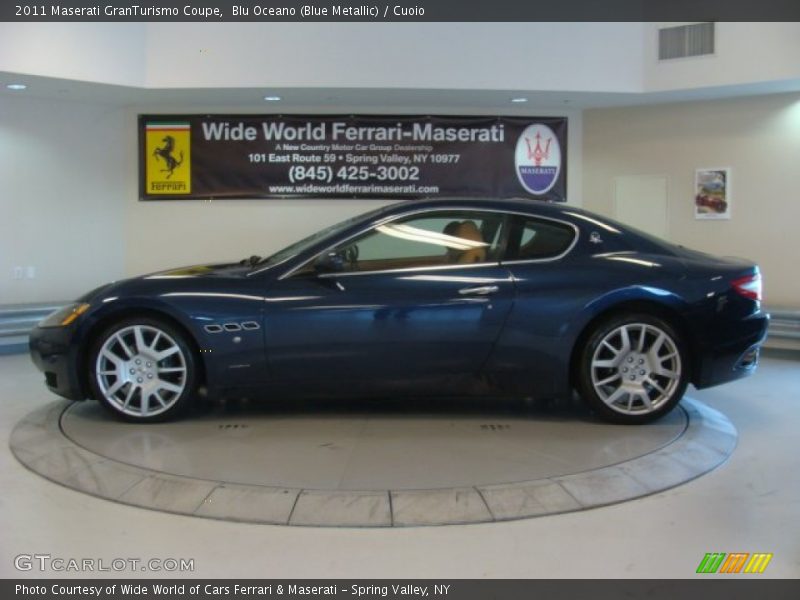 Blu Oceano (Blue Metallic) / Cuoio 2011 Maserati GranTurismo Coupe