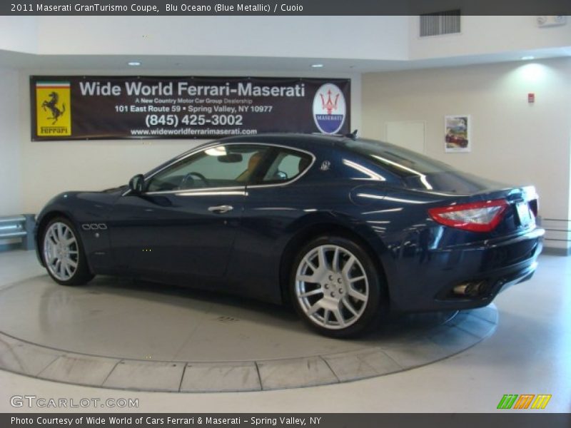 Blu Oceano (Blue Metallic) / Cuoio 2011 Maserati GranTurismo Coupe