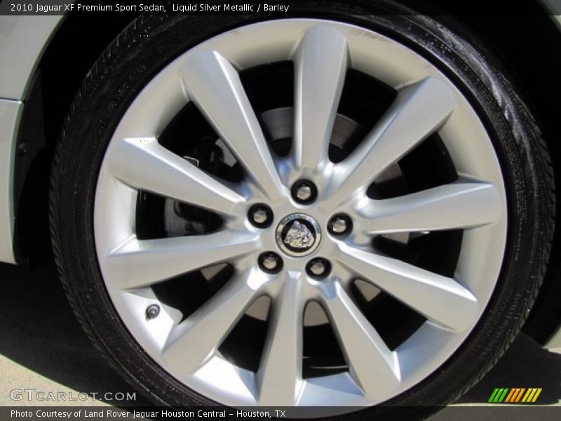 Liquid Silver Metallic / Barley 2010 Jaguar XF Premium Sport Sedan
