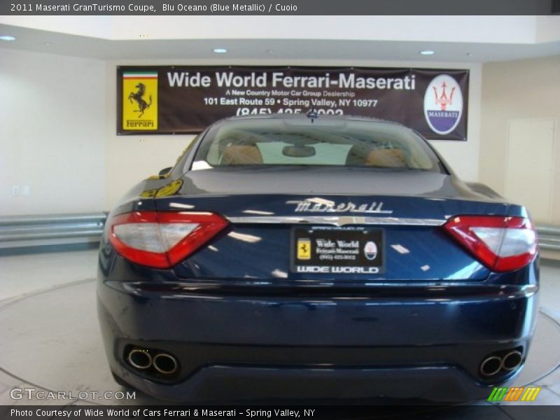 Blu Oceano (Blue Metallic) / Cuoio 2011 Maserati GranTurismo Coupe