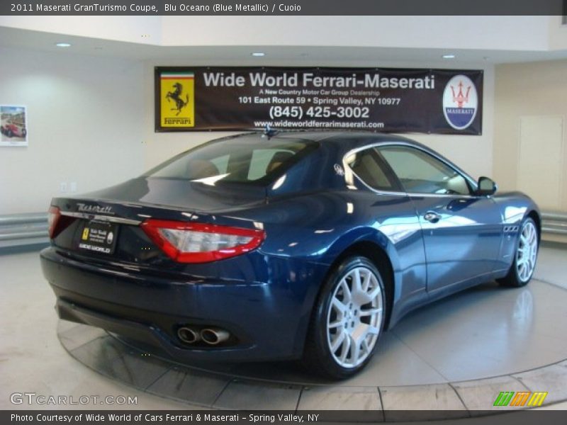 Blu Oceano (Blue Metallic) / Cuoio 2011 Maserati GranTurismo Coupe