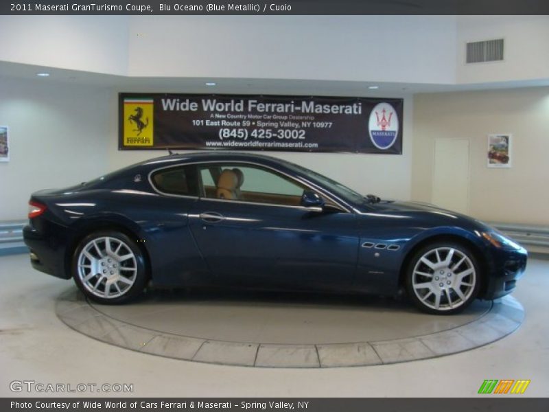 Blu Oceano (Blue Metallic) / Cuoio 2011 Maserati GranTurismo Coupe