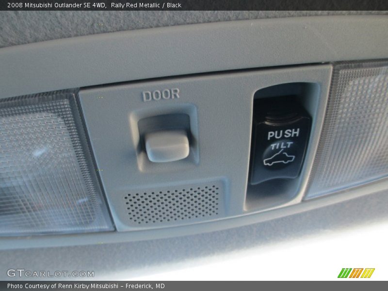 Rally Red Metallic / Black 2008 Mitsubishi Outlander SE 4WD