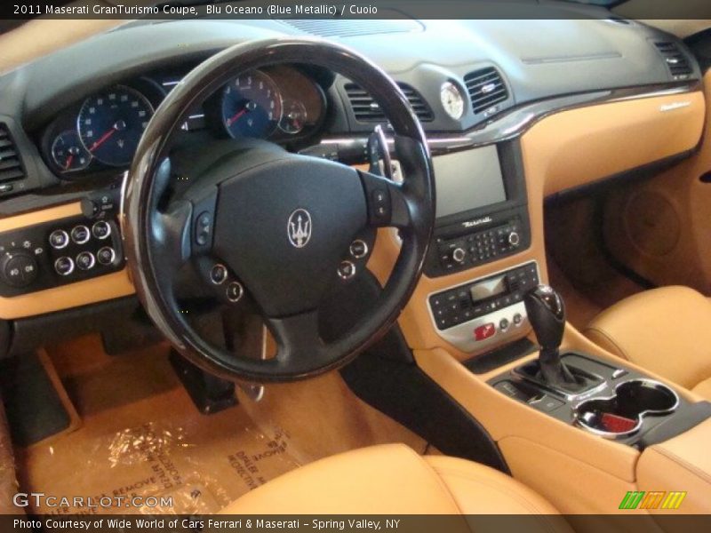 Blu Oceano (Blue Metallic) / Cuoio 2011 Maserati GranTurismo Coupe