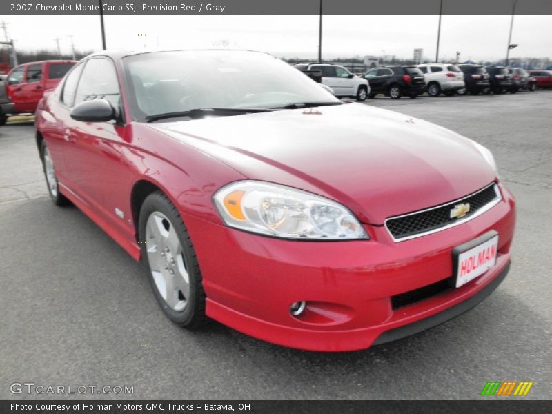 Precision Red / Gray 2007 Chevrolet Monte Carlo SS