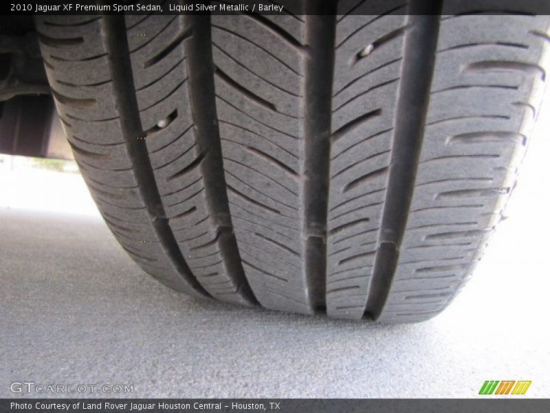 Liquid Silver Metallic / Barley 2010 Jaguar XF Premium Sport Sedan