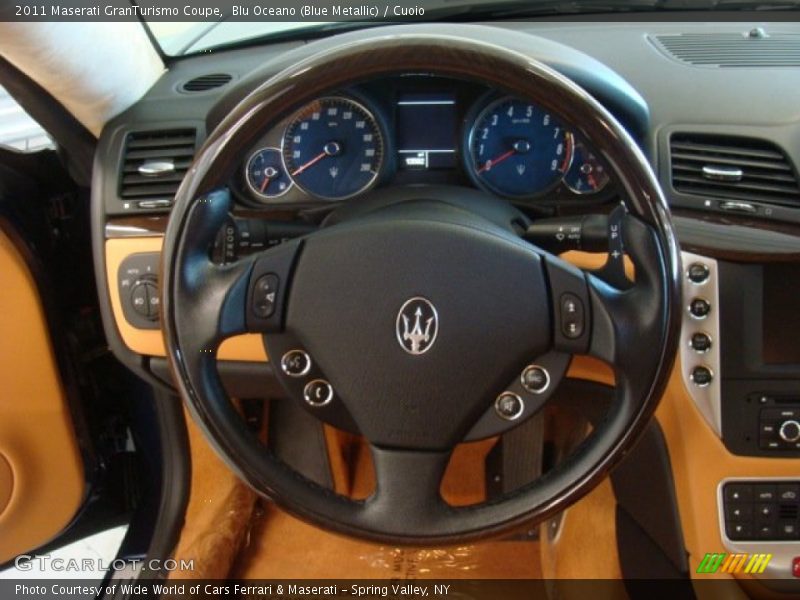 Blu Oceano (Blue Metallic) / Cuoio 2011 Maserati GranTurismo Coupe