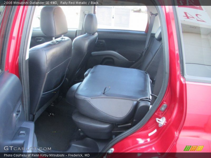 Rally Red Metallic / Black 2008 Mitsubishi Outlander SE 4WD