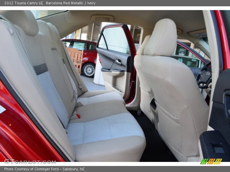 Barcelona Red Metallic / Ivory 2012 Toyota Camry LE