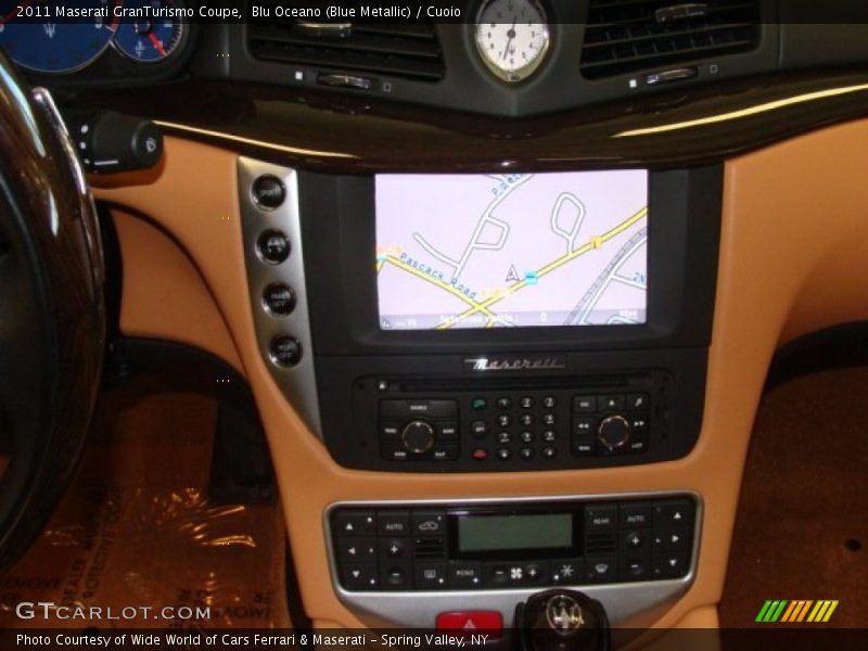 Blu Oceano (Blue Metallic) / Cuoio 2011 Maserati GranTurismo Coupe