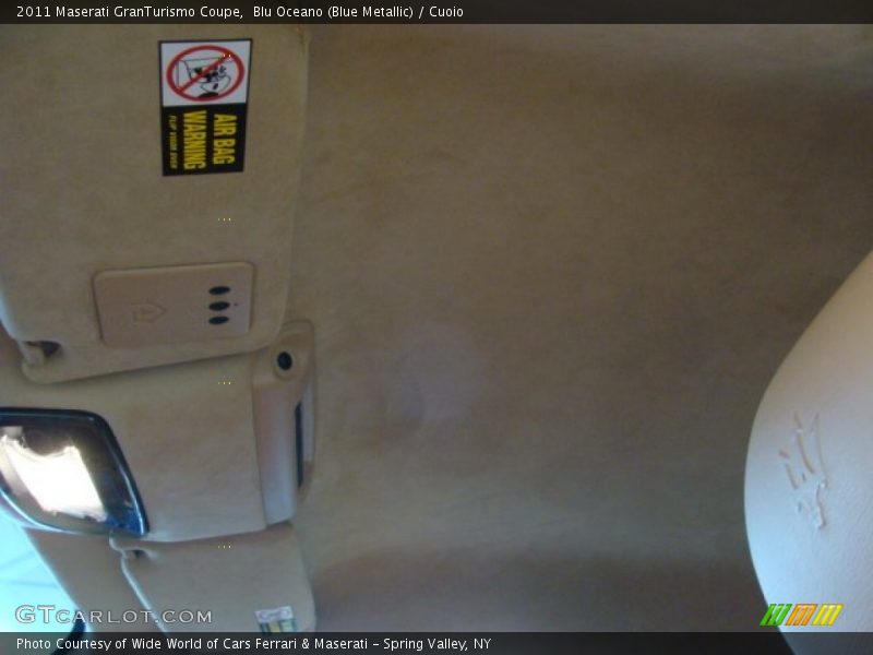 Blu Oceano (Blue Metallic) / Cuoio 2011 Maserati GranTurismo Coupe