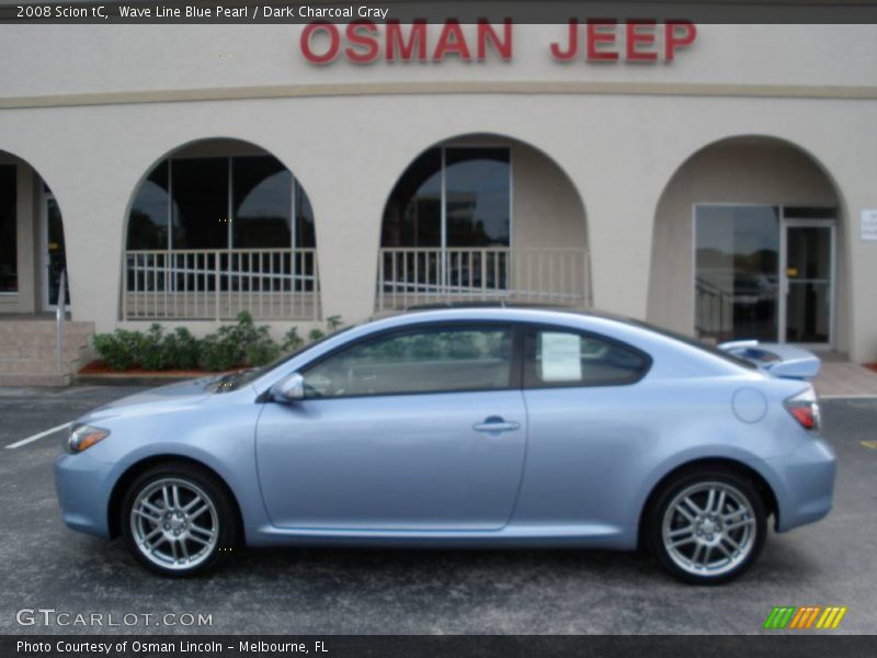 Wave Line Blue Pearl / Dark Charcoal Gray 2008 Scion tC