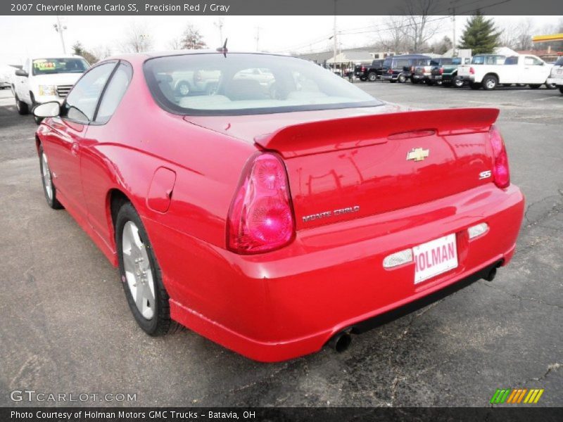 Precision Red / Gray 2007 Chevrolet Monte Carlo SS