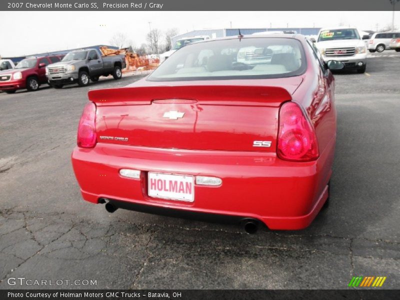 Precision Red / Gray 2007 Chevrolet Monte Carlo SS
