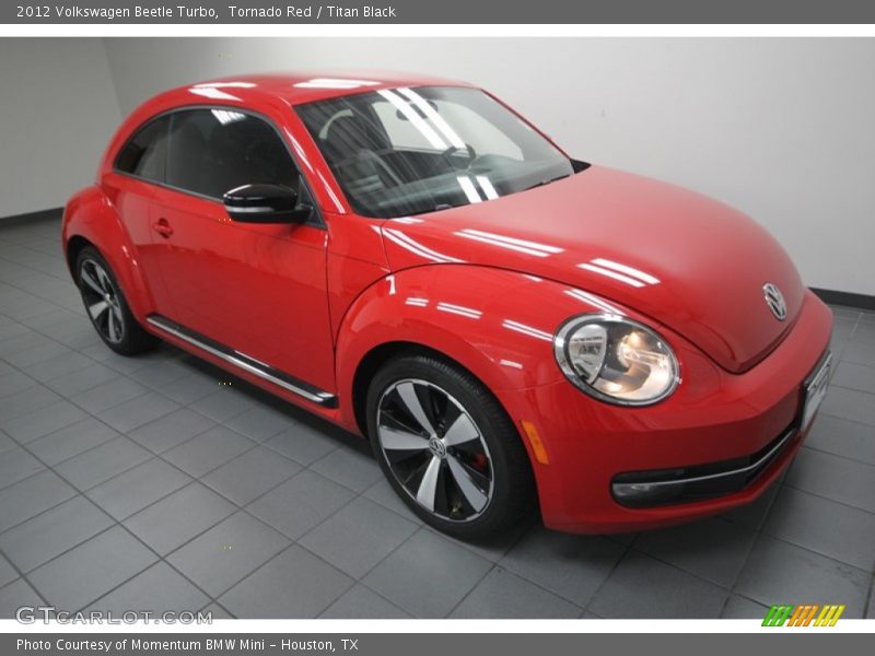 Tornado Red / Titan Black 2012 Volkswagen Beetle Turbo
