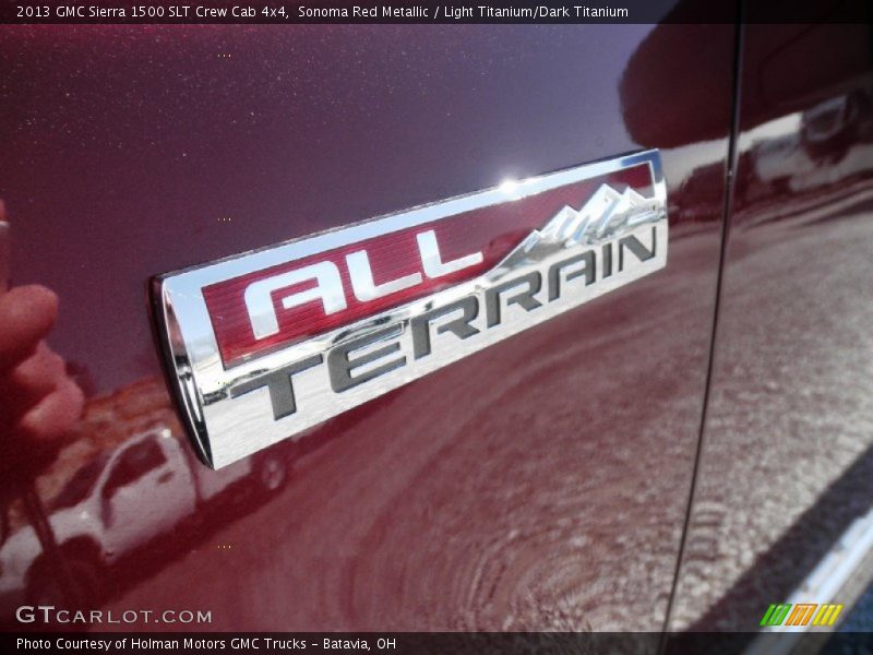 Sonoma Red Metallic / Light Titanium/Dark Titanium 2013 GMC Sierra 1500 SLT Crew Cab 4x4