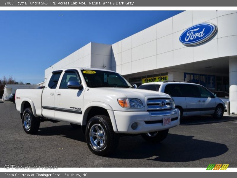 Natural White / Dark Gray 2005 Toyota Tundra SR5 TRD Access Cab 4x4