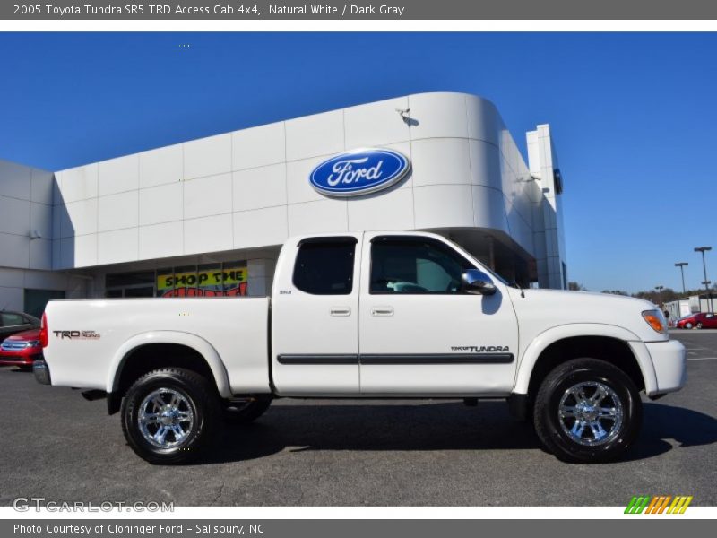 Natural White / Dark Gray 2005 Toyota Tundra SR5 TRD Access Cab 4x4