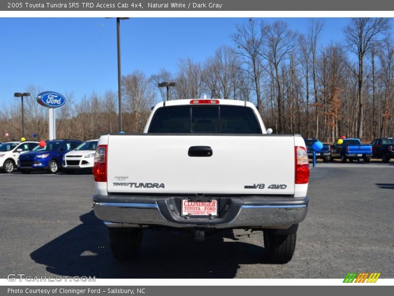 Natural White / Dark Gray 2005 Toyota Tundra SR5 TRD Access Cab 4x4