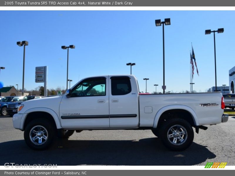 Natural White / Dark Gray 2005 Toyota Tundra SR5 TRD Access Cab 4x4