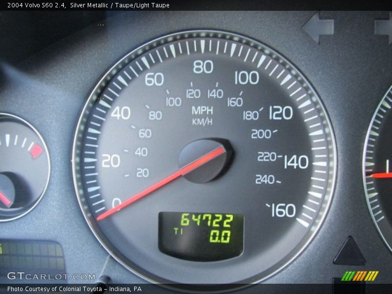 Silver Metallic / Taupe/Light Taupe 2004 Volvo S60 2.4