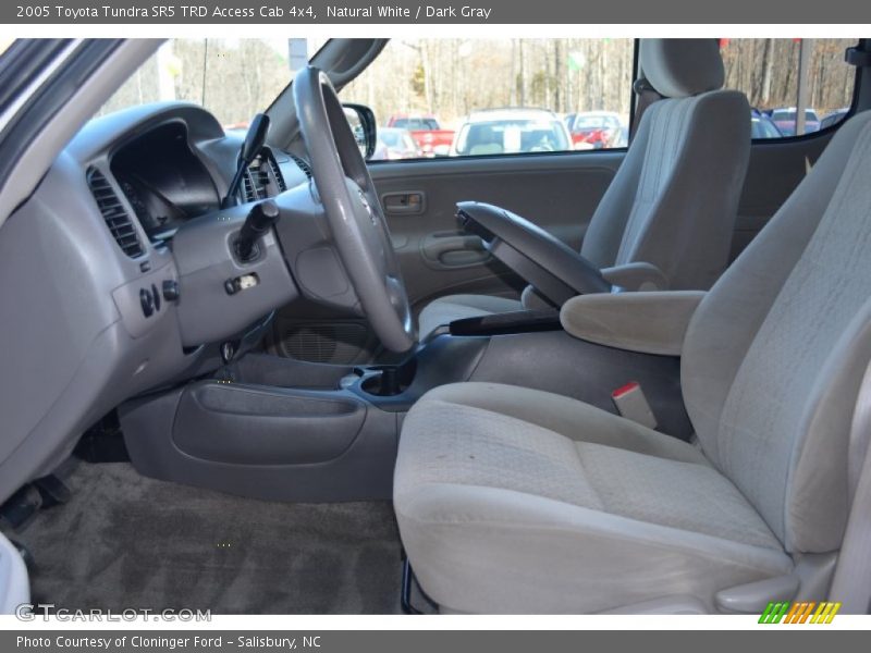 Natural White / Dark Gray 2005 Toyota Tundra SR5 TRD Access Cab 4x4