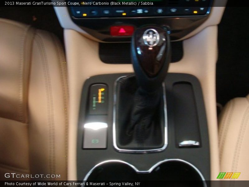 Nero Carbonio (Black Metallic) / Sabbia 2013 Maserati GranTurismo Sport Coupe