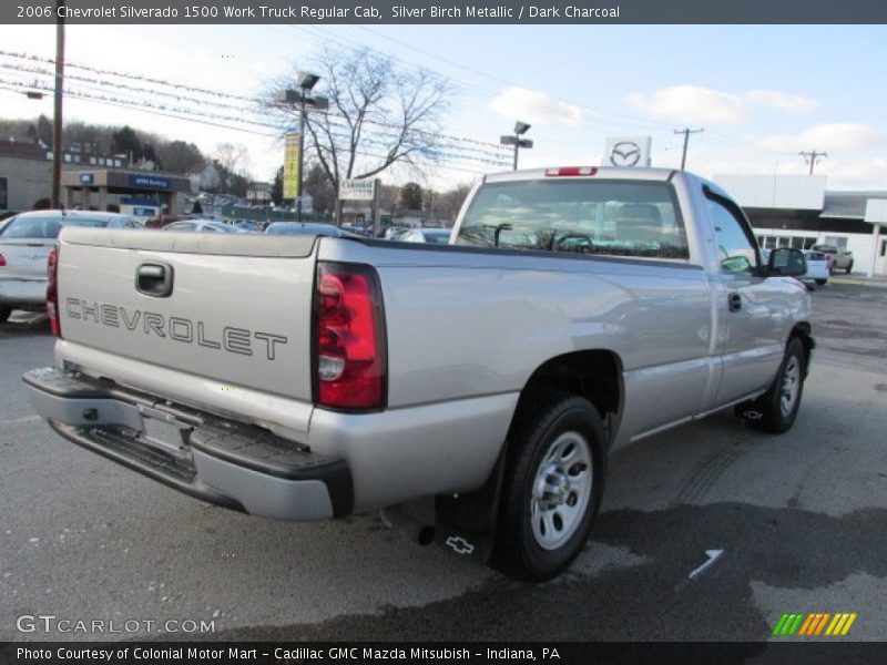 Silver Birch Metallic / Dark Charcoal 2006 Chevrolet Silverado 1500 Work Truck Regular Cab