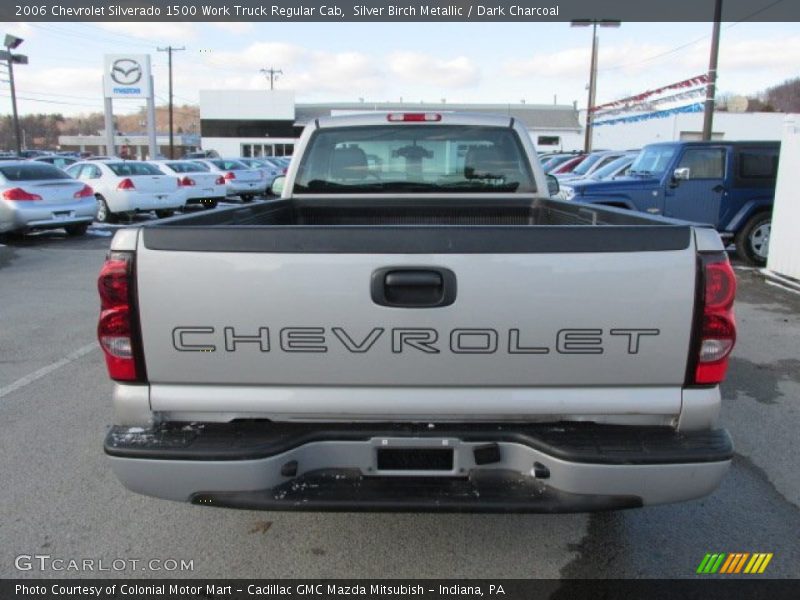 Silver Birch Metallic / Dark Charcoal 2006 Chevrolet Silverado 1500 Work Truck Regular Cab