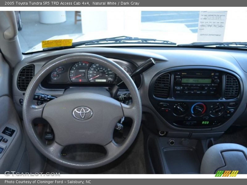 Natural White / Dark Gray 2005 Toyota Tundra SR5 TRD Access Cab 4x4