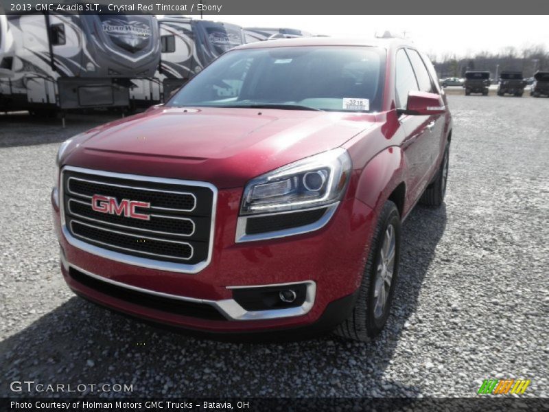 Crystal Red Tintcoat / Ebony 2013 GMC Acadia SLT