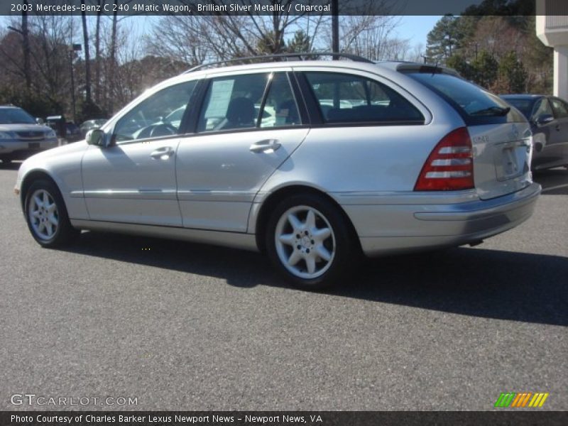 Brilliant Silver Metallic / Charcoal 2003 Mercedes-Benz C 240 4Matic Wagon