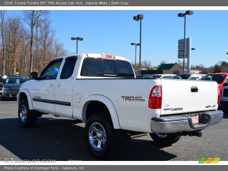 Natural White / Dark Gray 2005 Toyota Tundra SR5 TRD Access Cab 4x4