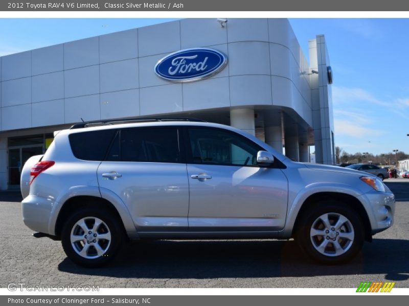 Classic Silver Metallic / Ash 2012 Toyota RAV4 V6 Limited