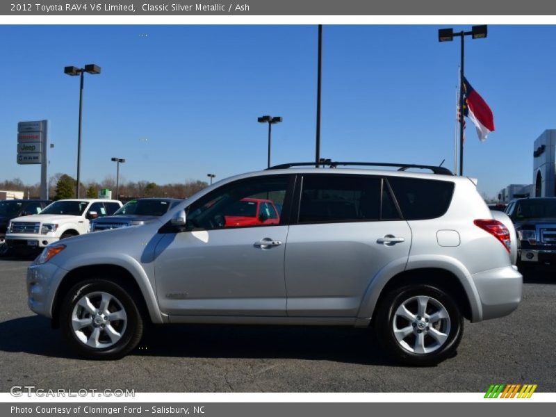 Classic Silver Metallic / Ash 2012 Toyota RAV4 V6 Limited