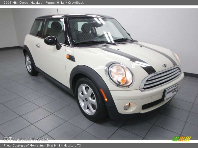 Pepper White / Grey/Black 2008 Mini Cooper Hardtop