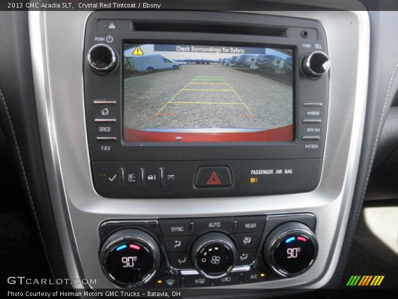 Crystal Red Tintcoat / Ebony 2013 GMC Acadia SLT