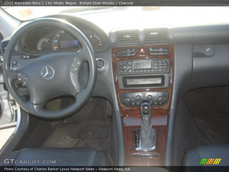 Brilliant Silver Metallic / Charcoal 2003 Mercedes-Benz C 240 4Matic Wagon