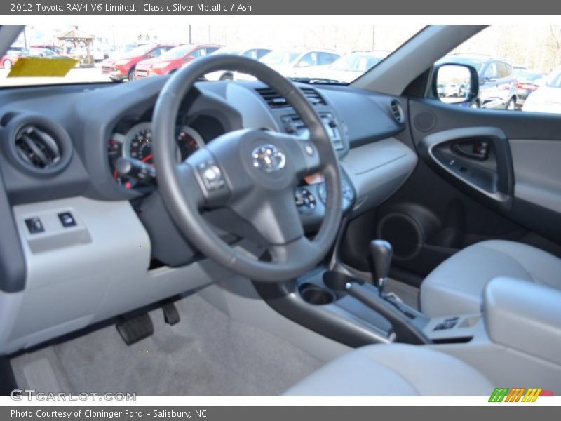 Classic Silver Metallic / Ash 2012 Toyota RAV4 V6 Limited