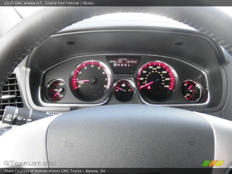 Crystal Red Tintcoat / Ebony 2013 GMC Acadia SLT