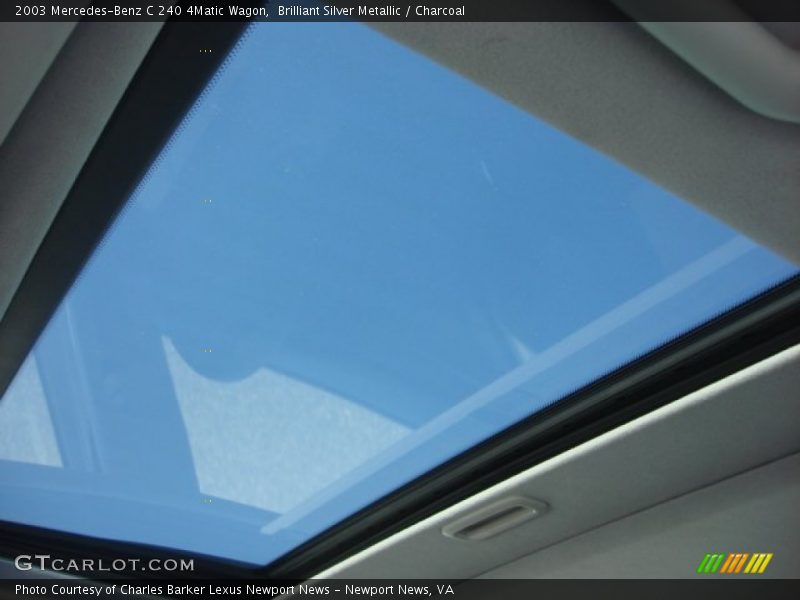 Brilliant Silver Metallic / Charcoal 2003 Mercedes-Benz C 240 4Matic Wagon