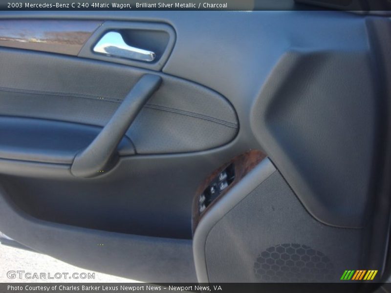 Brilliant Silver Metallic / Charcoal 2003 Mercedes-Benz C 240 4Matic Wagon